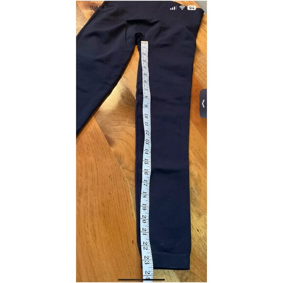 SPANX Leggings Black Womens Size M Compression Shaping High Rise - Picture 4 of 7